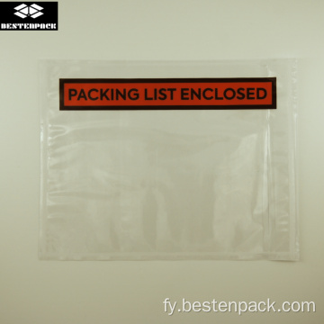 Packing List Envelope 5,5x7 inch Half printe read